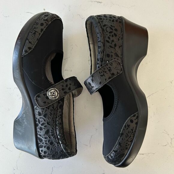 ALEGRIA Mary Janes maya tile me more shoes size 8.5 comfort whimsigoth fairy cor - Picture 4 of 8